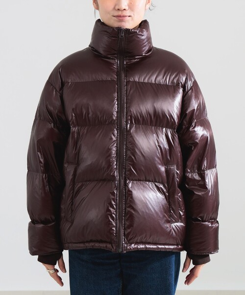 Demi-Luxe BEAMS(デミルクス ビームス)の「【別注】エディター坪田あさみ × WOOLRICH × Demi-Luxe BEAMS / パッカブル コクーン ダウンブルゾン(ブルゾン・レディース・パープル/ダークブラウン・ONE SIZE)」の18枚目の写真