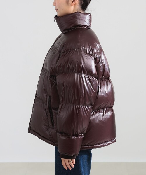 Demi-Luxe BEAMS(デミルクス ビームス)の「【別注】エディター坪田あさみ × WOOLRICH × Demi-Luxe BEAMS / パッカブル コクーン ダウンブルゾン(ブルゾン・レディース・パープル/ダークブラウン・ONE SIZE)」の19枚目の写真