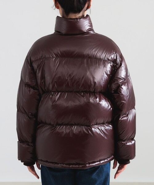 Demi-Luxe BEAMS(デミルクス ビームス)の「【別注】エディター坪田あさみ × WOOLRICH × Demi-Luxe BEAMS / パッカブル コクーン ダウンブルゾン(ブルゾン・レディース・パープル/ダークブラウン・ONE SIZE)」の20枚目の写真