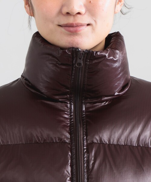 Demi-Luxe BEAMS(デミルクス ビームス)の「【別注】エディター坪田あさみ × WOOLRICH × Demi-Luxe BEAMS / パッカブル コクーン ダウンブルゾン(ブルゾン・レディース・パープル/ダークブラウン・ONE SIZE)」の21枚目の写真