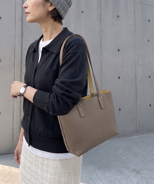 STYLE DELI（スタイルデリ）の「【BLK001】リアルレザー2WAYショルダーバッグ（Tシャツ/カットソー・レディース・ブラック系その他・FREE）」の2枚目の写真