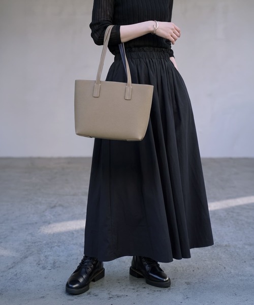 STYLE DELI（スタイルデリ）の「【BLK001】リアルレザー2WAYショルダーバッグ（Tシャツ/カットソー・レディース・ブラック系その他・FREE）」の4枚目の写真