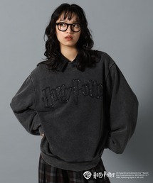 【Harry Potter(ハリー・ポッター)】タイトルロゴワッペンスウェット