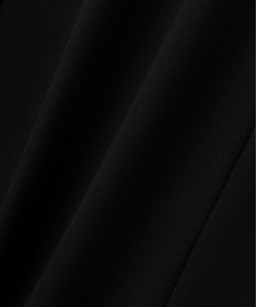 YLEVE(イレーヴ)の「YLEVE / WOOL MOHAIR GABA x VISCOSE COTTON SATIN ONE PIECE(ワンピース・レディース・ブラック・1)」の2枚目の写真
