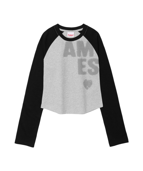 AMESWORLDWIDE(アメスワールドワイド)の「ボールドタイポ ラウンドヘム 長袖Tシャツ グレー(Tシャツ/カットソー・レディース・その他・FREE)」の7枚目の写真