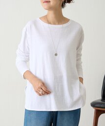 ムラ糸コットンTシャツ