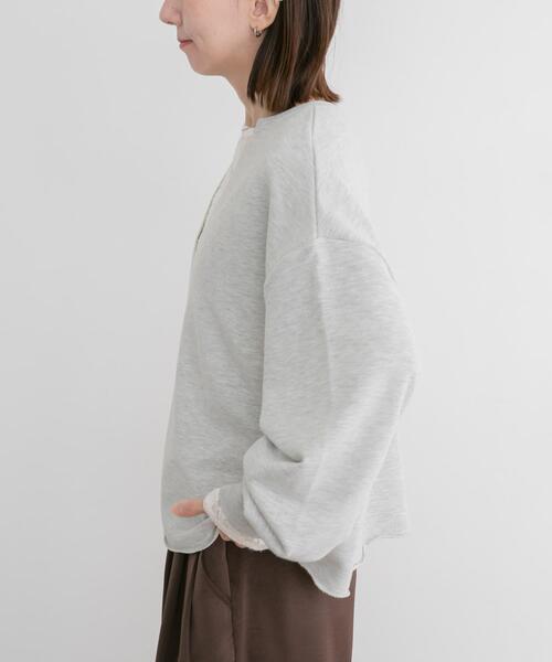 ITEMS URBANRESEARCH(アイテムズ アーバンリサーチ)の「キーネックスウェット(スウェット・レディース・ホワイト系その他/ブラウン/ピンク・FREE)」の5枚目の写真