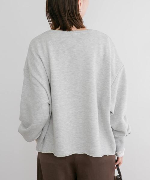 ITEMS URBANRESEARCH(アイテムズ アーバンリサーチ)の「キーネックスウェット(スウェット・レディース・ホワイト系その他/ブラウン/ピンク・FREE)」の6枚目の写真