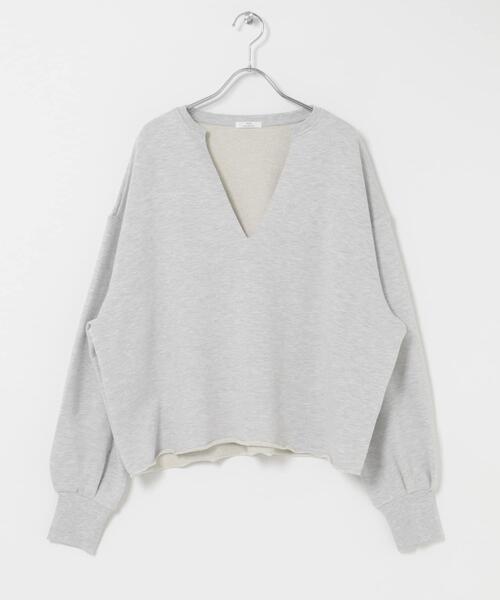 ITEMS URBANRESEARCH(アイテムズ アーバンリサーチ)の「キーネックスウェット(スウェット・レディース・ホワイト系その他/ブラウン/ピンク・FREE)」の9枚目の写真