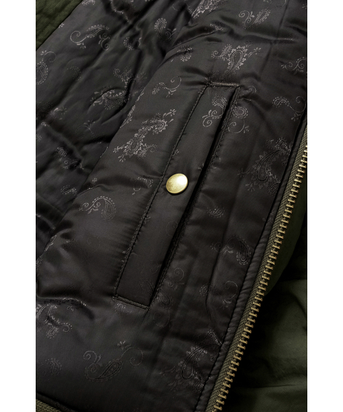 YOUCHE PRET A PORTER(ユッシュプレタポルテ)の「SI STRATA MA-1ジャケット オリーブ(ブルゾン・メンズ・その他・MEDIUM/LARGE)」の7枚目の写真