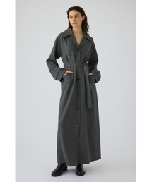 Big collar coat like dress(ビッグ カラー コートライク ドレス)