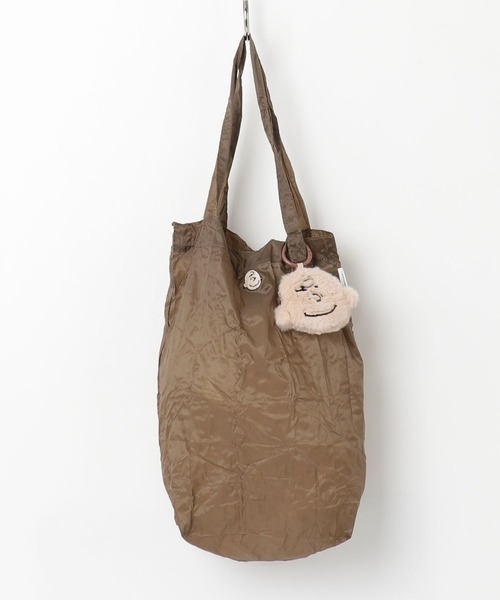 Vintage PEANUTS（ビンテージピーナッツ）の「"11"≪Vintage PEANUTS≫フェイス ダイカット ポーチ付き トートバッグ(S.size)（トートバッグ・レディース・グレー/ブラック/オフホワイト/ブラウン・ONE SIZE）」の21枚目の写真