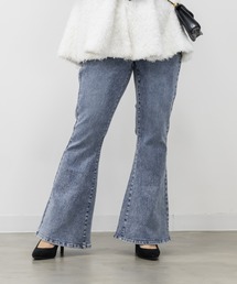 CLETTE（クレット）の「ストレッチデニムフレアパンツ（その他パンツ）」