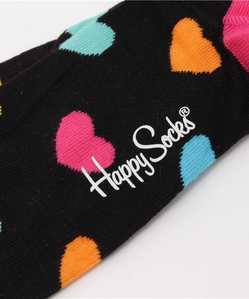Happy Socks（ハッピーソックス）の「Happy Socks/ハッピーソックス HEART/ハート 605035（ソックス/靴下・メンズ・ブラック/ブラック×ピンク/ホワイト/ネイビー/ブラック系その他・36/41）」の7枚目の写真