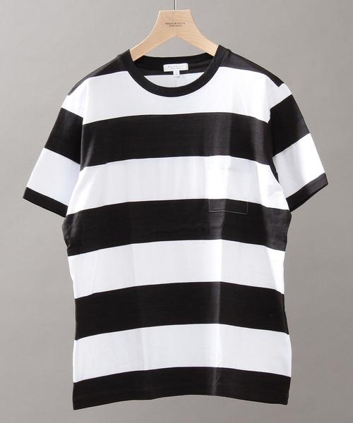 BEAUTY&YOUTH UNITED ARROWS(ビューティーアンドユースユナイテッドアローズ)の「BY ∴ ブラック フェード ボーダー Tシャツ◆(Tシャツ/カットソー・メンズ・その他3/その他2/その他1・LARGE/X-LARGE/MEDIUM/SMALL)」の2枚目の写真