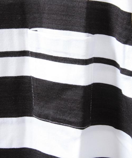 BEAUTY&YOUTH UNITED ARROWS(ビューティーアンドユースユナイテッドアローズ)の「BY ∴ ブラック フェード ボーダー Tシャツ◆(Tシャツ/カットソー・メンズ・その他3/その他2/その他1・LARGE/X-LARGE/MEDIUM/SMALL)」の7枚目の写真