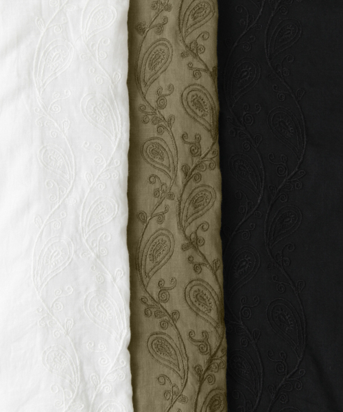 URBAN RESEARCH（アーバンリサーチ）の「UR 刺繍S/Sシャツ（シャツ/ブラウス・メンズ・ブラック/ホワイト/カーキ・LARGE/MEDIUM）」の12枚目の写真