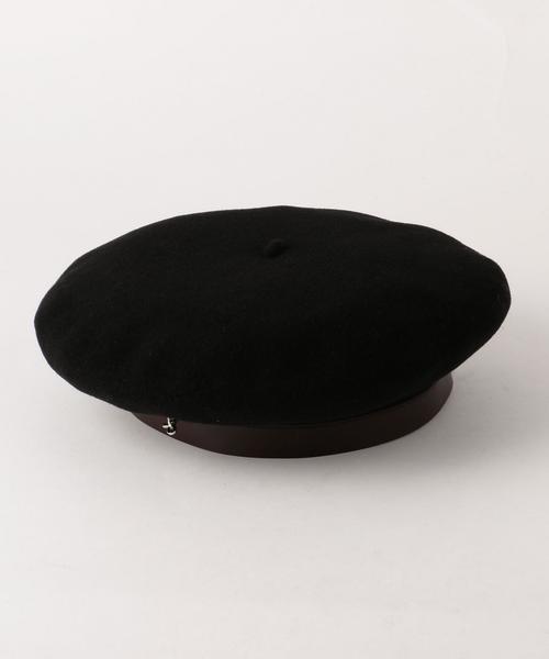 BEAUTY&YOUTH UNITED ARROWS(ビューティーアンドユースユナイテッドアローズ)の「<LAROSE> FRENCH BERET/ベレー帽◆(ハンチング/ベレー帽・メンズ・ライトグレー/ブラック・FREE)」の2枚目の写真