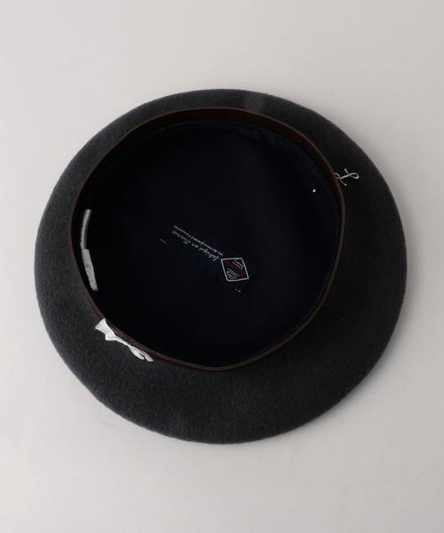 BEAUTY&YOUTH UNITED ARROWS(ビューティーアンドユースユナイテッドアローズ)の「<LAROSE> FRENCH BERET/ベレー帽◆(ハンチング/ベレー帽・メンズ・ライトグレー/ブラック・FREE)」の7枚目の写真