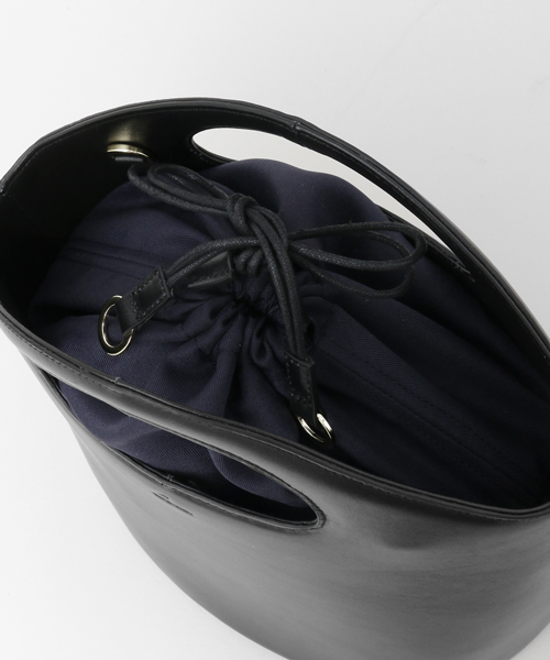 SMIRNASLI GEM,（ｻﾐｰﾙﾅｽﾘ　ｼﾞｪﾑ）の「 UR SMIR NASLI Gem.　LaundryBasketBag（ショルダーバッグ・レディース・ブラック/オフホワイト・ONE SIZE）」の14枚目の写真