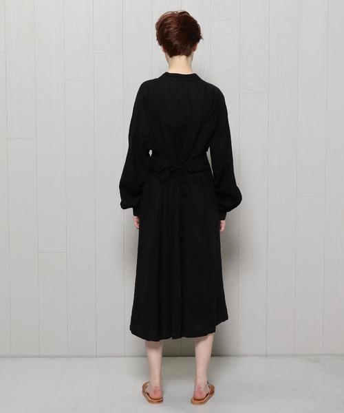 BEAUTY&YOUTH UNITED ARROWS（ビューティーアンドユースユナイテッドアローズ）の「＜BLACK CRANE＞BELT DRESS/ﾄﾞﾚｽ ◆（ワンピース・レディース・ブラック/レッド/オレンジ系その他・SMALL）」の10枚目の写真
