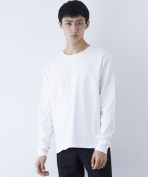 wjk black | 【wjk black】≪STUDIOUS限定≫ヘビーウェイトクルーネックL/S Tee(Tシャツ/カットソー)