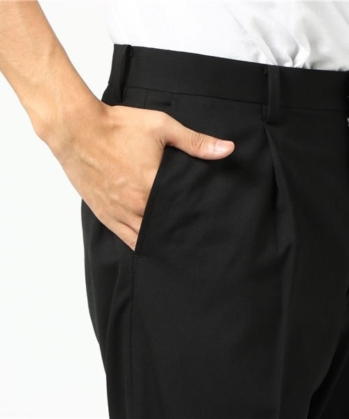 AMERICAN RAG CIE（アメリカンラグシー）の「TR ８分丈 定番クロップド スラックス（スラックス・メンズ・トップグレー/ブラック/カーキ・1/2）」の9枚目の写真