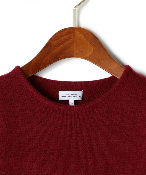 green label relaxing(グリーンレーベルリラクシング)の「WEB限定【キッズ】ハンドウォッシュ テンジクプルオーバー ◆(ニット/セーター・キッズ・ダークグレー/ダークグリーン/イエロー/ワインレッド・105/135/125/115)」の17枚目の写真