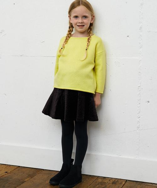 green label relaxing(グリーンレーベルリラクシング)の「WEB限定【キッズ】ハンドウォッシュ テンジクプルオーバー ◆(ニット/セーター・キッズ・ダークグレー/ダークグリーン/イエロー/ワインレッド・105/135/125/115)」の16枚目の写真