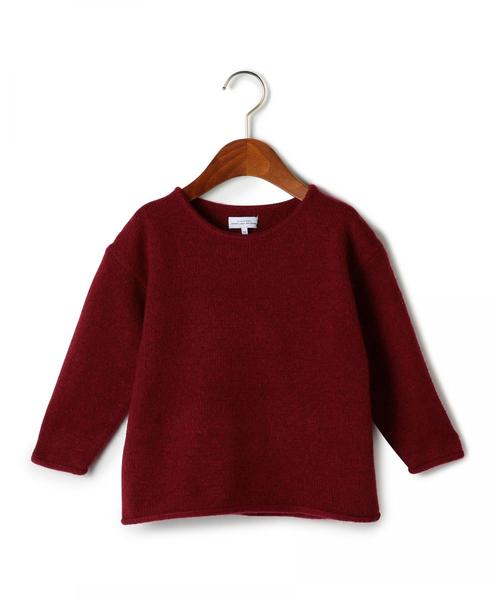 green label relaxing(グリーンレーベルリラクシング)の「WEB限定【キッズ】ハンドウォッシュ テンジクプルオーバー ◆(ニット/セーター・キッズ・ダークグレー/ダークグリーン/イエロー/ワインレッド・105/135/125/115)」の5枚目の写真