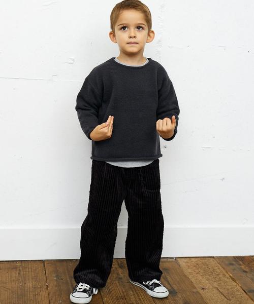 green label relaxing(グリーンレーベルリラクシング)の「WEB限定【キッズ】ハンドウォッシュ テンジクプルオーバー ◆(ニット/セーター・キッズ・ダークグレー/ダークグリーン/イエロー/ワインレッド・105/135/125/115)」の10枚目の写真