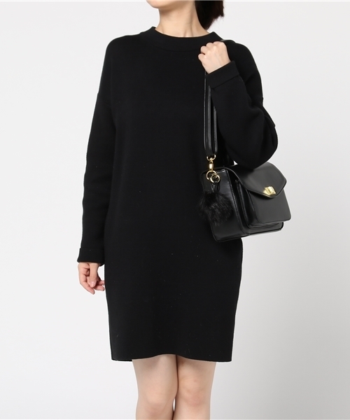 WEGO（ウィゴー）の「WEGO/ファーポンポン付フラップショルダーバッグ（ショルダーバッグ・レディース・ブラック/ワイン/その他1/ブラウン・FREE）」の10枚目の写真