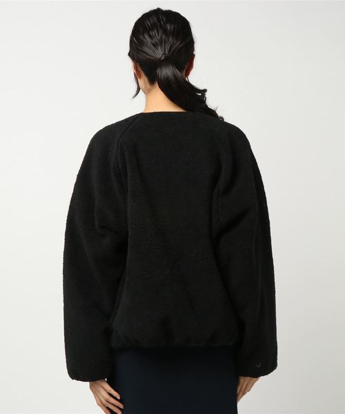 RAY CASSIN（レイカズン）の「リバーシブルブルゾン（ボア×キルティング）（ブルゾン・レディース・ブラック/ベージュ/キナリ・FREE）」の8枚目の写真