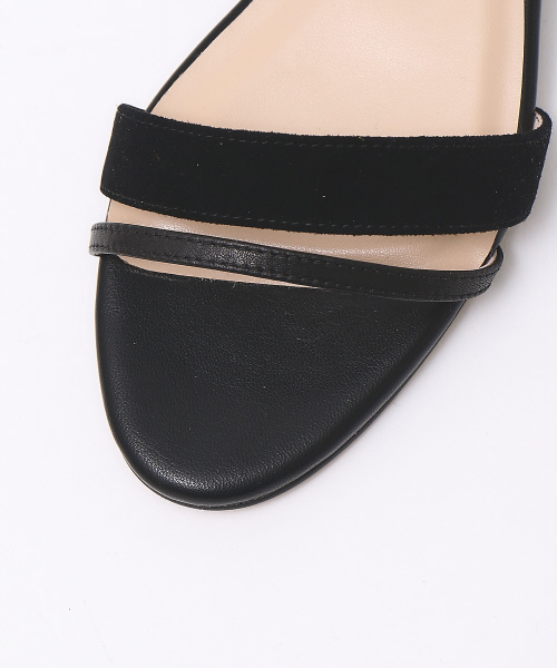 PICHE ABAHOUSE（ピシェ アバハウス）の「アンクルストラップウェッジサンダル（サンダル・レディース・ライトブルー/ブラック/ピンク/マスタード・38/39/35/36/37/40/34）」の9枚目の写真