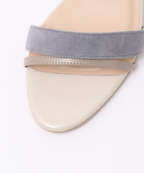 PICHE ABAHOUSE（ピシェ アバハウス）の「アンクルストラップウェッジサンダル（サンダル・レディース・ライトブルー/ブラック/ピンク/マスタード・38/39/35/36/37/40/34）」の7枚目の写真