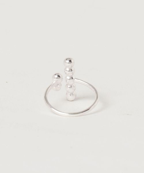 TONE SELECT GOODS（トーンセレクトグッズ）の「【925 SILVER ACC】ボールバーリングSV925(OG)（リング・レディース・シルバー・#13/#9/#11/FREE）」の2枚目の写真