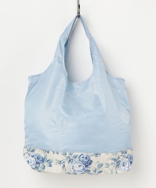 LAURA ASHLEY(ローラアシュレイ)の「マイバッグ(L) ペラム/ペール ロイヤル ブルー(エコバッグ/サブバッグ)」 - WEAR LAURA ASHLEY(ローラアシュレイ)の「マイバッグ(L) ペラム/ペール ロイヤル ブルー(エコバッグ/サブバッグ)」 - WEAR