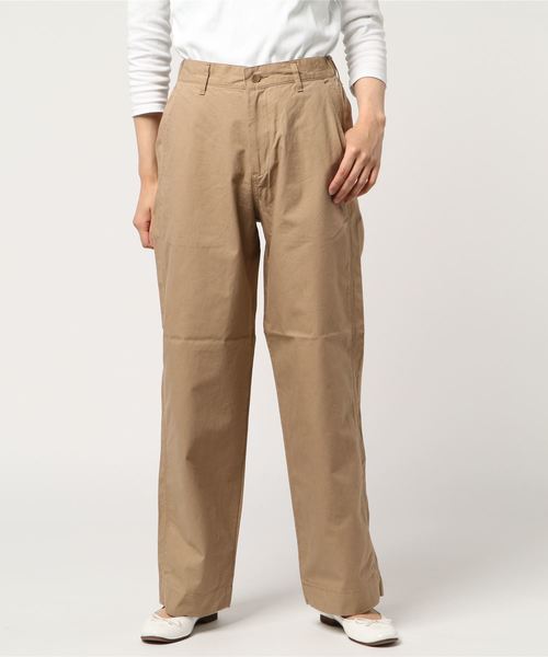 LARDINI　ベージュ コットン混紡 パンツ　50 リネン 麻 LARDINI ベージュ コットン混紡 パンツ 50 リネン 麻 LARDINI ベージュ