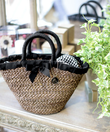 NANO universe | Laugoa/グログランリボンpetit BAG(かごバッグ)