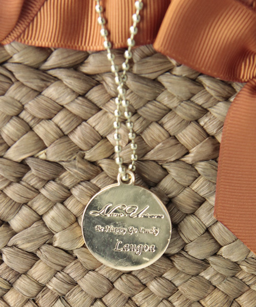 NANO universe(ナノユニバース)の「Laugoa/グログランリボンpetit BAG(かごバッグ・レディース・ブラック/キャメル/レッド・FREE)」の9枚目の写真