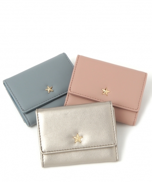 BAYFLOW（ベイフロー）の「BAYFLOW／トリフォルドウォレット（財布・レディース・ベージュ/グレー/ピンク・FREE）」の4枚目の写真