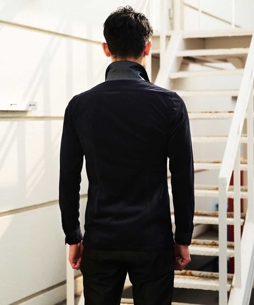 MICHEL KLEIN HOMME (ミッシェルクランオム)の「シャツ(マイクロベロアツイル)(シャツ/ブラウス・メンズ・カーキ/ネイビー・SMALL/MEDIUM/LARGE/X-LARGE)」の11枚目の写真