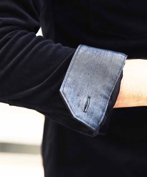 MICHEL KLEIN HOMME (ミッシェルクランオム)の「シャツ(マイクロベロアツイル)(シャツ/ブラウス・メンズ・カーキ/ネイビー・SMALL/MEDIUM/LARGE/X-LARGE)」の20枚目の写真