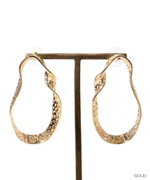 RANDA | 【セール対象外】ねじれフープピアス(ピアス（両耳用）)