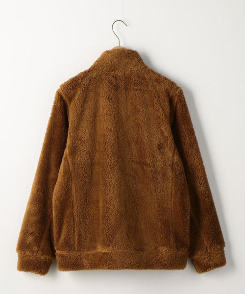 coen(コーエン)の「(セットアップ企画)シャギーボアフリーススタンドカラージップジャケット(ブルゾン・メンズ・パープル/ブラック/ブラウン・LARGE/MEDIUM/SMALL/X-LARGE)」の8枚目の写真