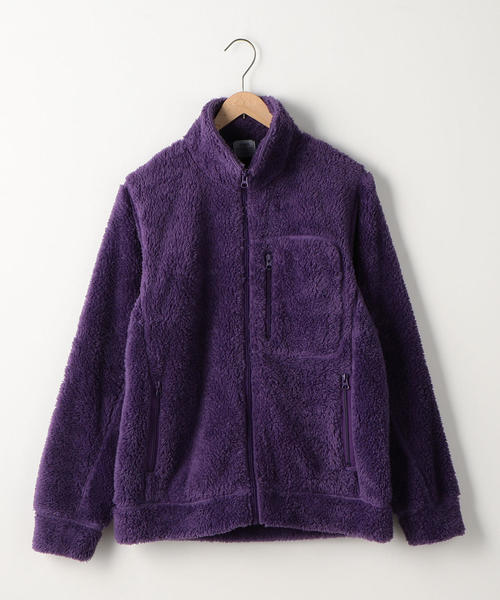 coen(コーエン)の「(セットアップ企画)シャギーボアフリーススタンドカラージップジャケット(ブルゾン・メンズ・パープル/ブラック/ブラウン・LARGE/MEDIUM/SMALL/X-LARGE)」の15枚目の写真