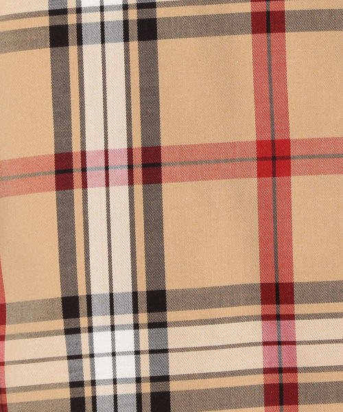 SHIPS（シップス）の「SU: ビッグ チェック レギュラーカラー 7スリーブシャツ（シャツ/ブラウス・メンズ・ベージュ/レッド/オレンジ/オリーブ・SMALL/MEDIUM/LARGE/X-LARGE）」の10枚目の写真