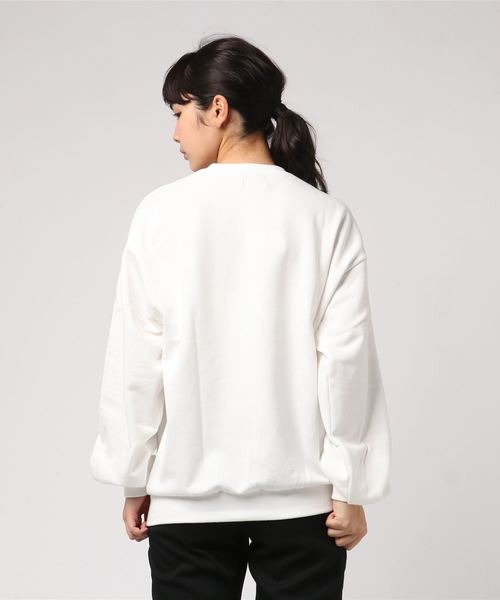 PUNYUS（プニュズ）の「いただきマウススウェット（スウェット・レディース・ホワイト/ブラック/ピンク/イエロー・1/2/4/3）」の6枚目の写真