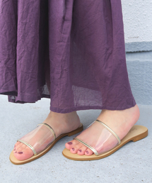 Sonia C | クリアフラットサンダル(サンダル)