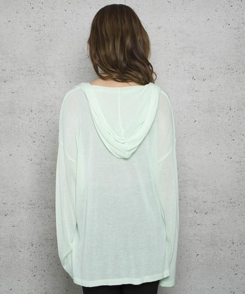 LUGG NAGG(ラグナグ)の「【Jewelobe/ ジュエローブ】シアールーズニットパーカー(パーカー・レディース・オフホワイト/イエロー/グリーン/オレンジ/ブラック・FREE)」の6枚目の写真